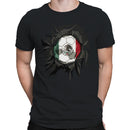 Mexico Soccer Ball Ripped  Men's T-shirt
