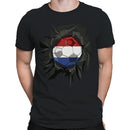 Netherlands Soccer Ball  Men's T-shirt