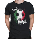 Italia Futbol Grunge Men's T-shirt