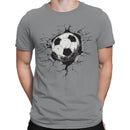 Soccer Ball Crashing  Men's T-shirt