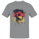 Germany Soccer Splatter Men's T-shirt