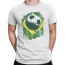 Brazil Grunge Soccer Men's T-shirt