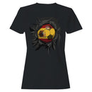 Spain Soccer Ripped  Women's T-shirt