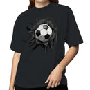 Soccer Breaking Through Art Women's T-shirt