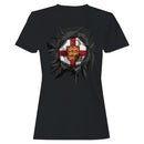 England Soccer Ripped  Women's T-shirt