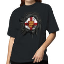 England Soccer Ripped  Women's T-shirt