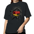 Germany Soccer Ripped  Women's T-shirt