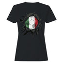 Italy Soccer Ball Smash Women's T-shirt