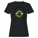 Brazil Soccer Ordem e Progresso Women's T-shirt