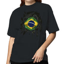 Brazil Soccer Ordem e Progresso Women's T-shirt