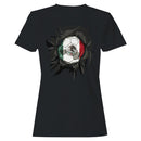 Mexico Soccer Ball Ripped  Women's T-shirt