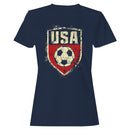 USA Soccer Grunge Emblem Women's T-shirt