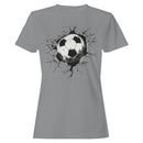 Soccer Ball Crashing  Women's T-shirt
