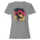 Germany Soccer Splatter Women's T-shirt