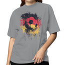 Germany Soccer Splatter Women's T-shirt
