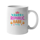 It's a Republic Babe Art Unisex Mug