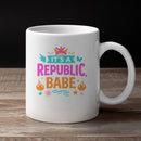 It's a Republic Babe Art Unisex Mug
