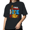 Free America From ICE Statue of Liberty Women's T-shirt
