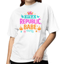 It's a Republic Babe Art Women's T-shirt