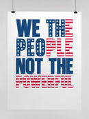The People Not Powerful USA Unisex Poster