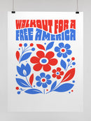 Walkout For A Free America Unisex Poster