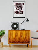 Different Roles Same Fight Unisex Poster