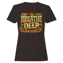 Breathe Deep Retro Art Women's T-shirt