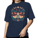 Mystical Moth Floral Art Women's T-shirt