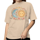 Whimsical Sun and Moon Women's T-shirt