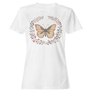 Vintage Butterfly Floral Art Women's T-shirt