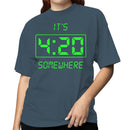4:20 Digital Clock Art Women's T-shirt