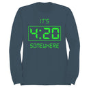 4:20 Digital Clock Art Men's Sweatshirt