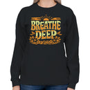 Breathe Deep Retro Art Women's Sweatshirt