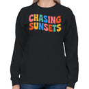 Retro Chasing Sunsets Women's Sweatshirt