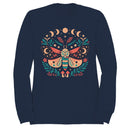 Mystical Moth Floral Art Women's Sweatshirt