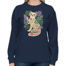 Floral Folk Art Women's Sweatshirt