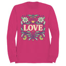LOVE Floral Art Women's Sweatshirt