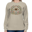 Floral Mystical Eye Women's Sweatshirt