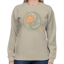 Floral Yin Yang Women's Sweatshirt