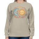 Whimsical Sun and Moon Women's Sweatshirt