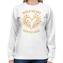 Wild Heart Floral Art Women's Sweatshirt