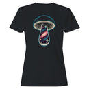 Cosmic Mushroom Galaxy Art Women's T-shirt