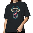 Cosmic Mushroom Galaxy Art Women's T-shirt