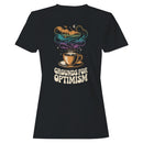 Optimism Coffee Art Women's T-shirt