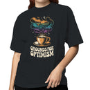 Optimism Coffee Art Women's T-shirt