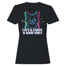 Cats, Chaos & Good Vibes Women's T-shirt