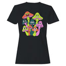 Psychedelic Cartoon Mushroom Women's T-shirt