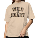 Wild Heart Leopard Print Women's T-shirt