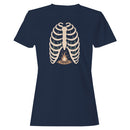 Ribcage Forest Campfire Art Women's T-shirt