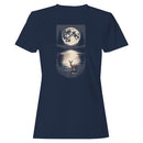 Deer by Moonlit Lake Women's T-shirt